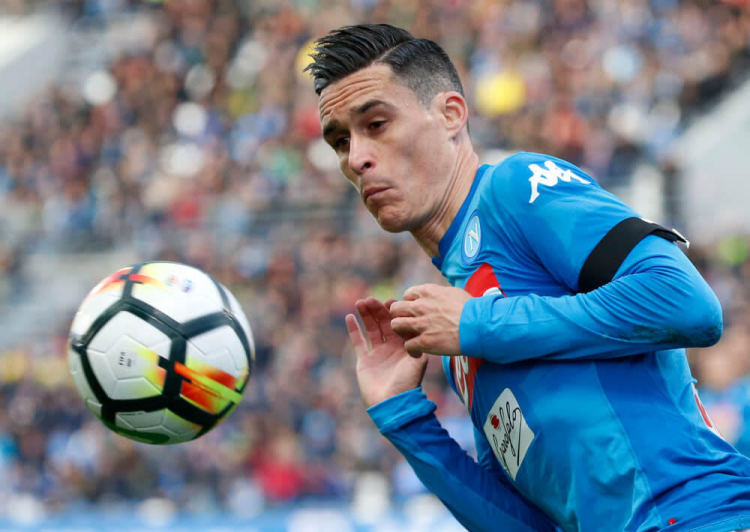 Jose Callejon of Napoli